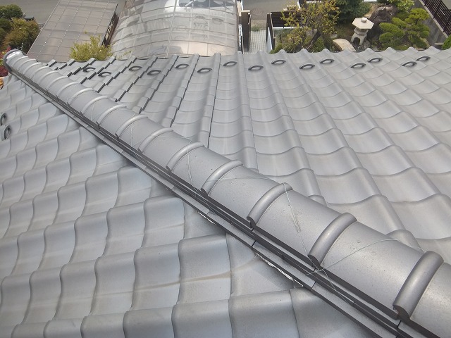 現地調査におうかがいした瓦屋根